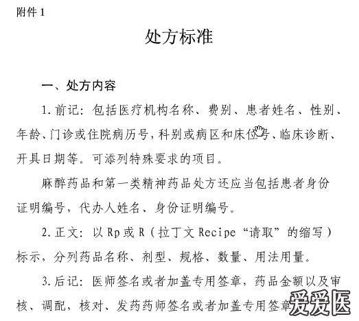 门诊处方书写规范