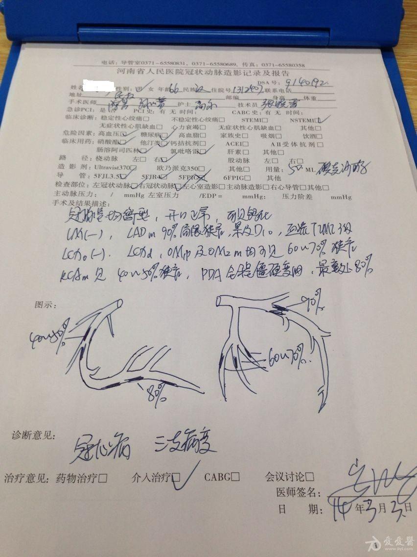 冠脉造影片求治疗方法