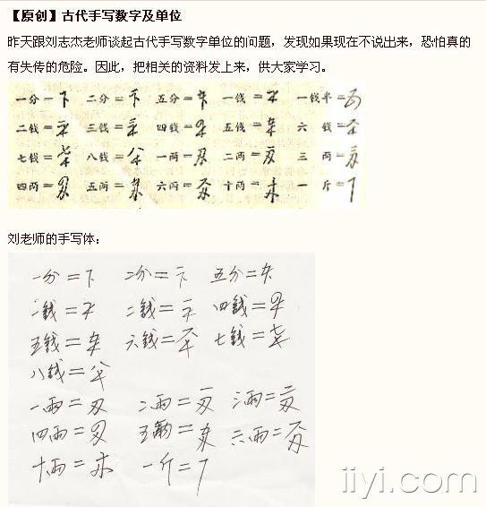 古代医药处方剂量写法(附大量民间手抄本写法)