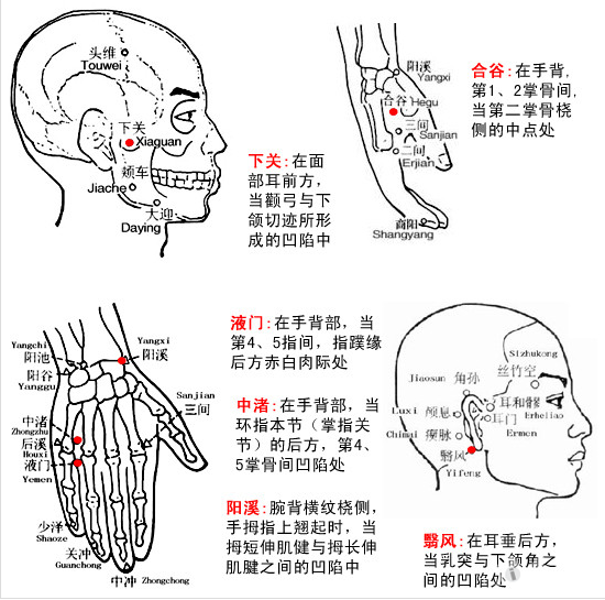 龋齿牙痛特效穴位——偏历穴