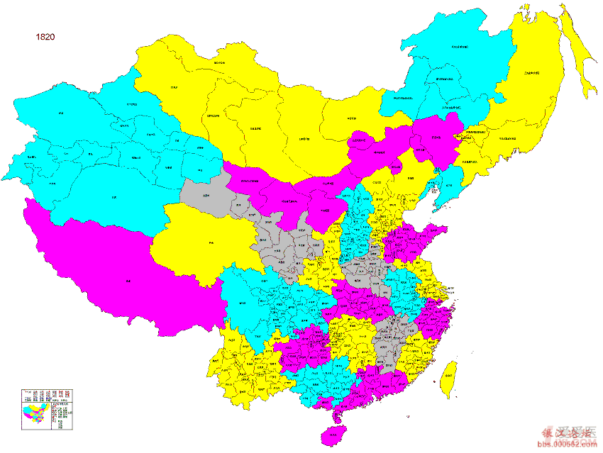 大清帝国全盛地图图片