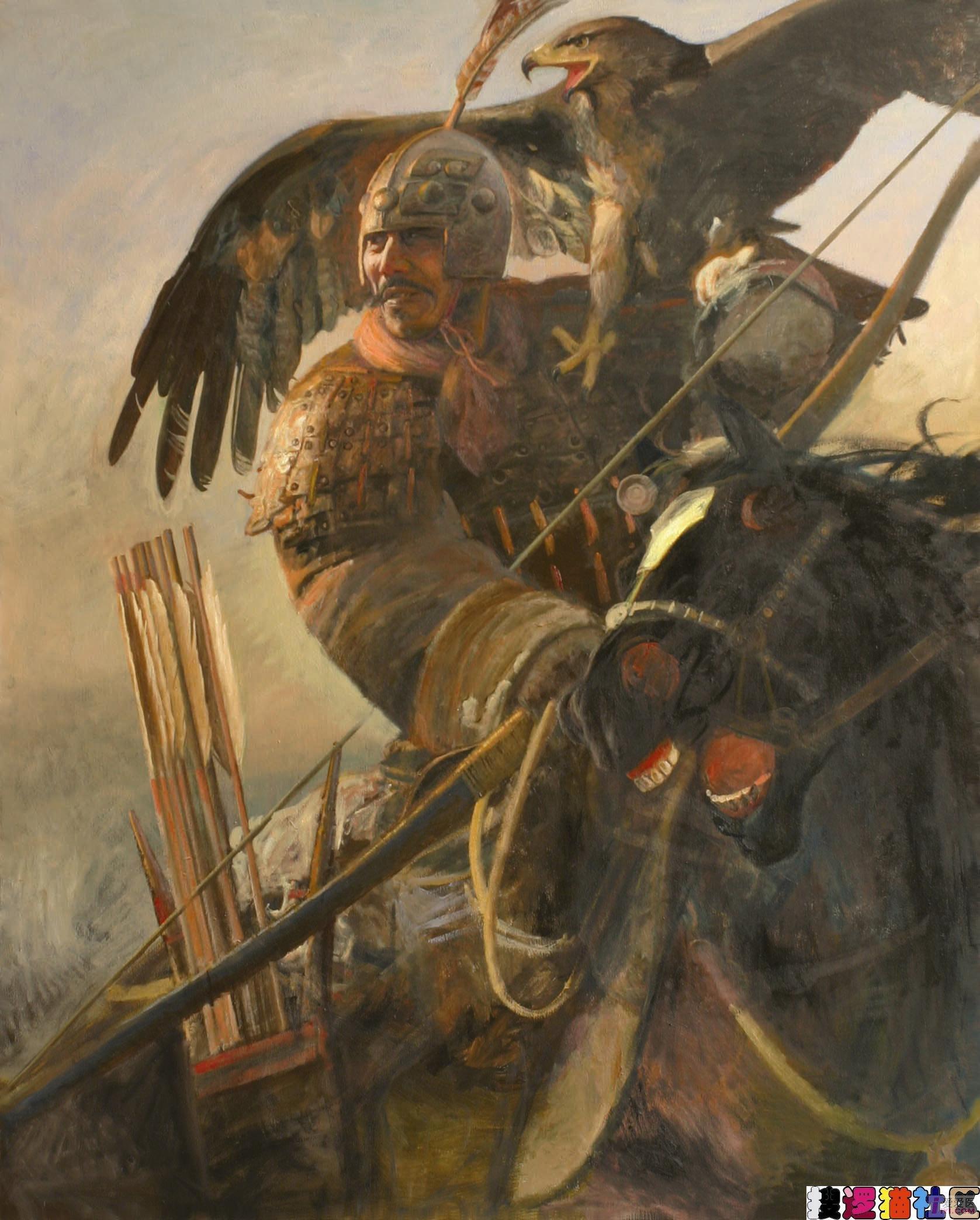 【贴图】秦陵壁画上的秦军将领