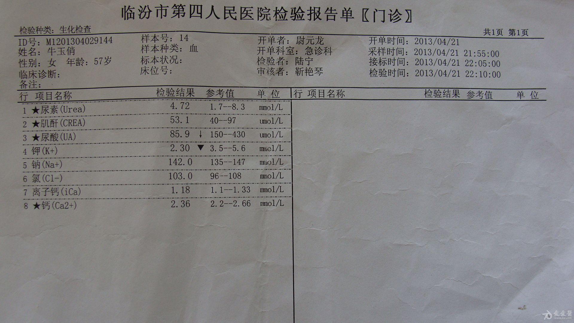 一例低血糖昏迷请各位老师批评指正